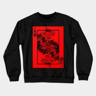 Queen of Hearts Crewneck Sweatshirt